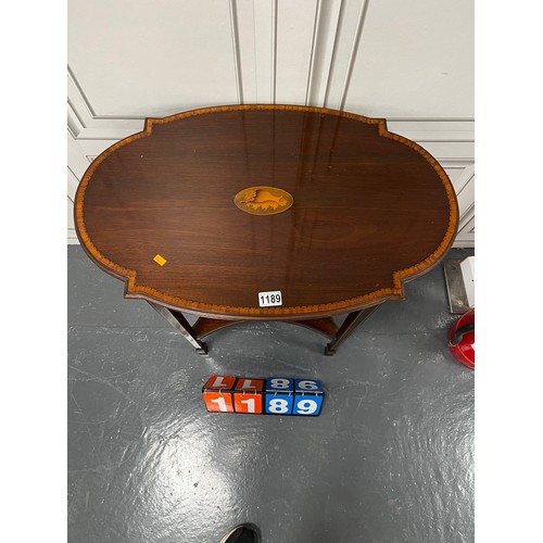 1189 - Edwardian inlaid side table