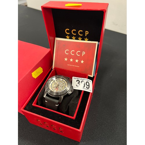 399 - Gents C.C.C.P watch in box