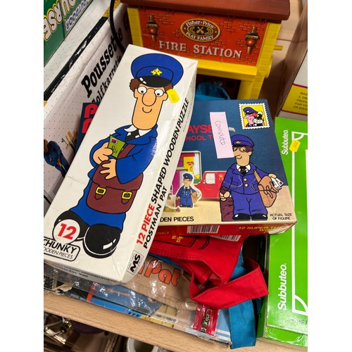 339 - Collection vintage postman pat toys etc