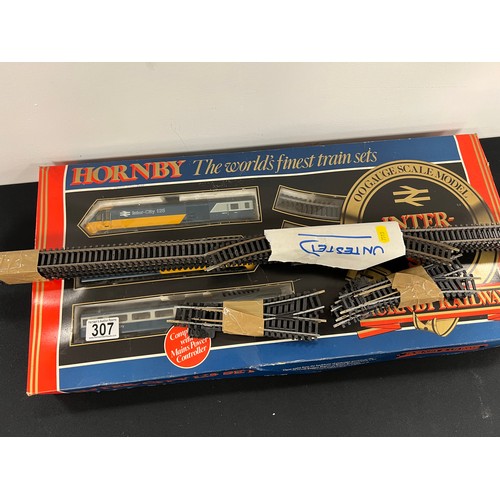 307 - Hornby boxed train set + track