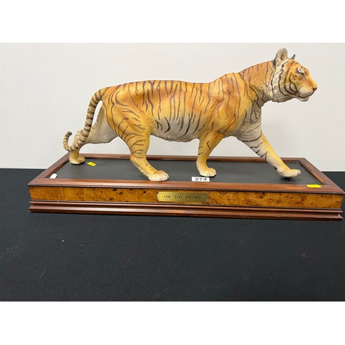 274 - Large on the prowl tiger figure