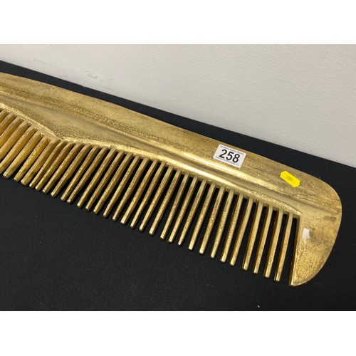 259 - Large metal decorative comb