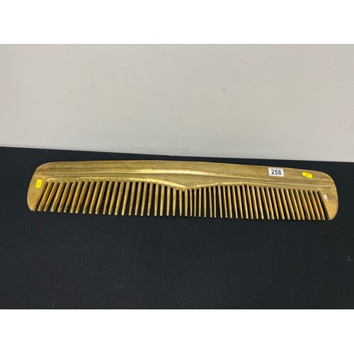 259 - Large metal decorative comb