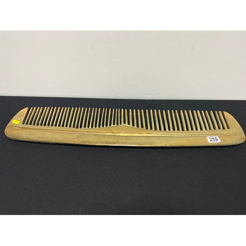 258 - Large metal decorative comb