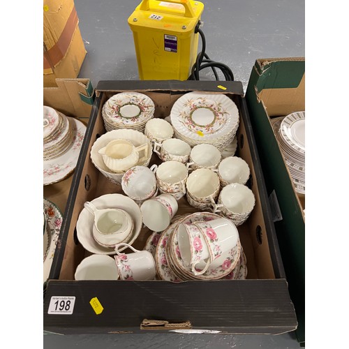 198 - 2 Boxes china teaware