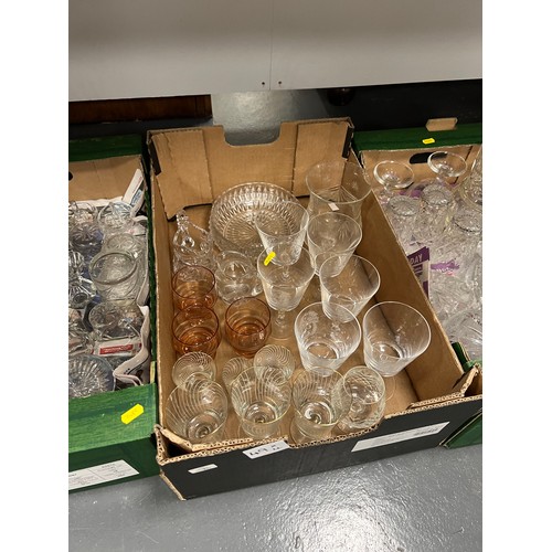 49 - 4 Boxes glassware