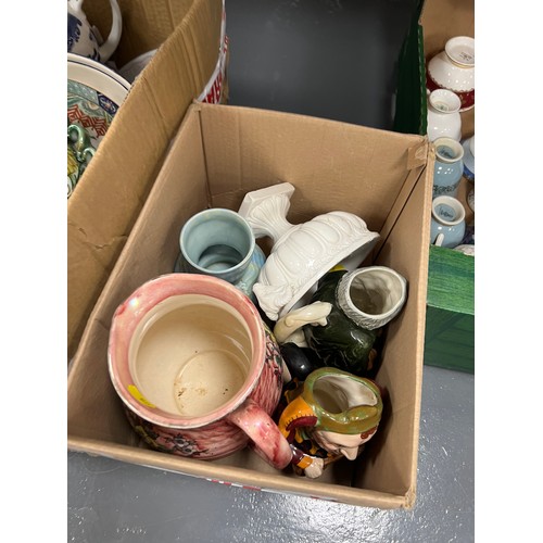 36 - 2 Boxes collectable pottery