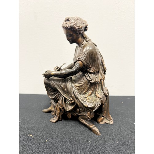 619 - Early 20th Century heavy bronze figure