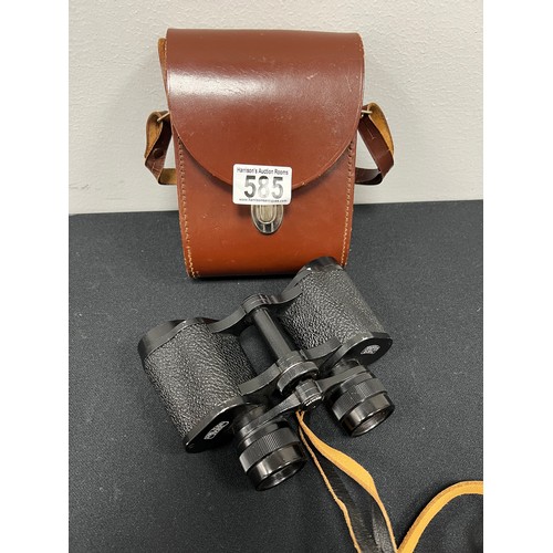 585 - Carl Zeiss 8 x 30 binoculars I- Leather case