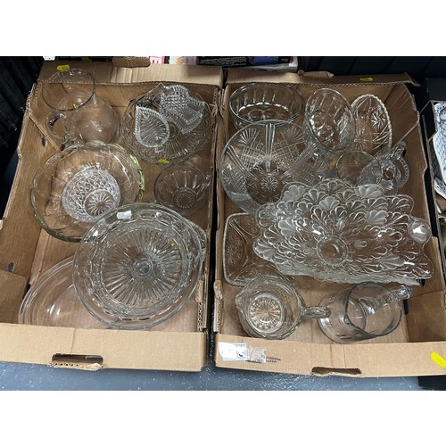 545 - 2 Boxes glassware