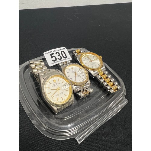 530 - 3 Gents watches