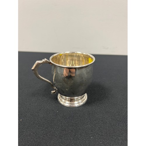 445 - Silver christering cup