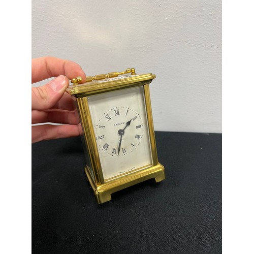 513 - Brass carriage clock bayard made in france