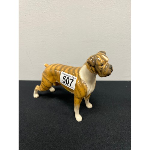 507 - Beswick boxer dog