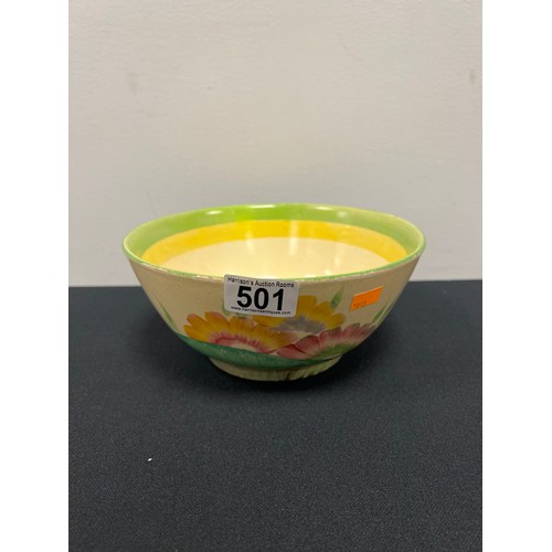 501 - Clarice cliff 'aurea' bowl