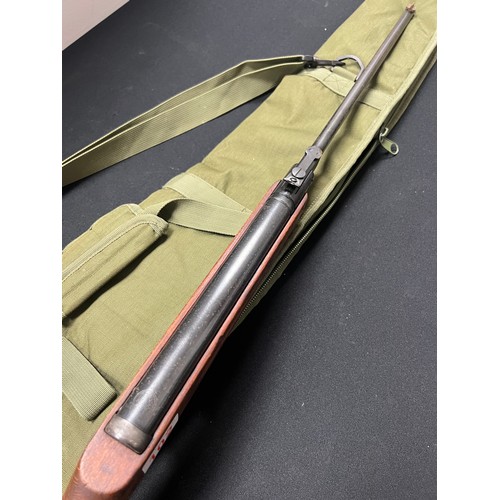 102 - BSF Vintage air rifle in case