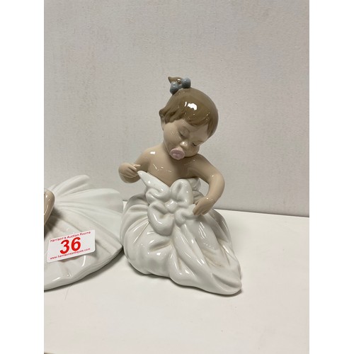 36 - 2 Nao by Lladro figures