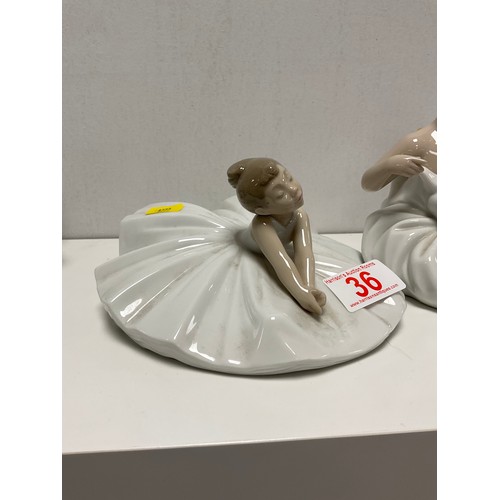 36 - 2 Nao by Lladro figures