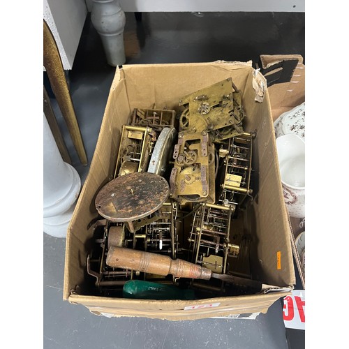 123 - Box clock parts