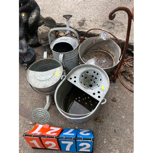 Collection of galvanised items