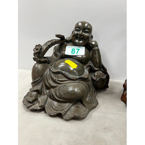 Oriental chinese figure+ buddha figure