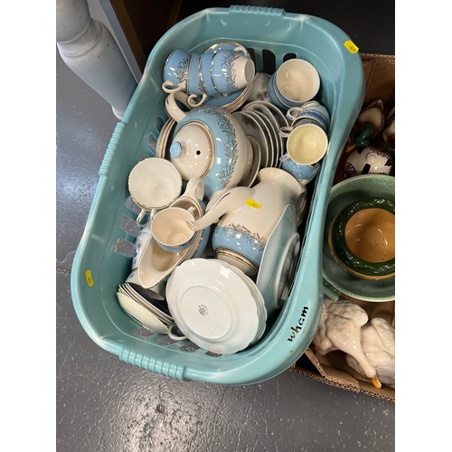 3 Box's of collectables plates etc