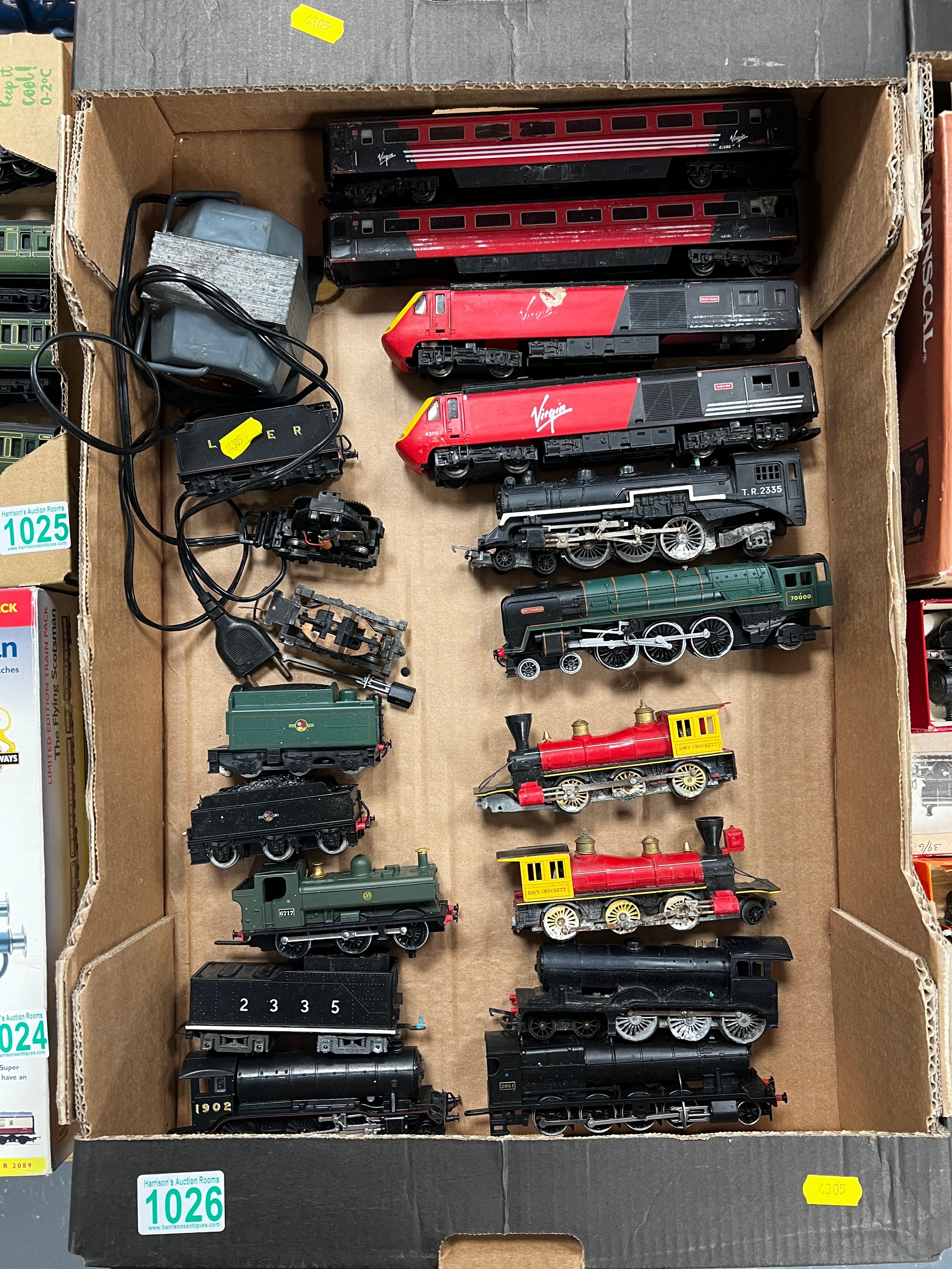 Box trains engines