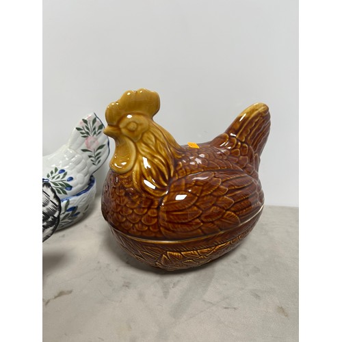 7 - 4 Vintage hen egg holders