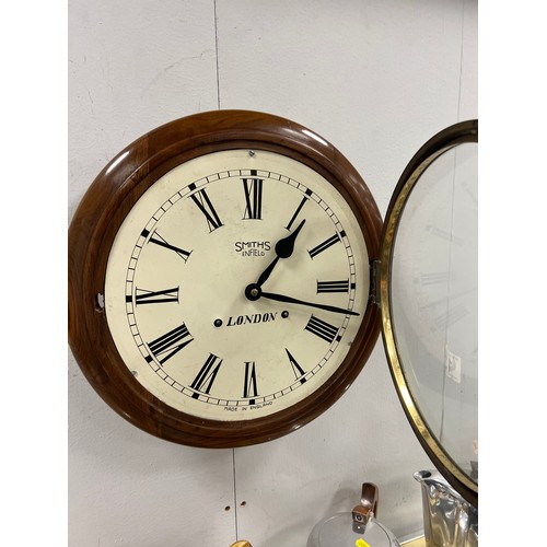 13 - vintage smiths Enfield London school railway clock