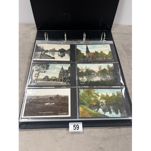 59 - Large collection early 1900's postcards approx 150