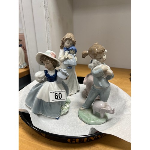 60 - 4 Nao by Lladro figures