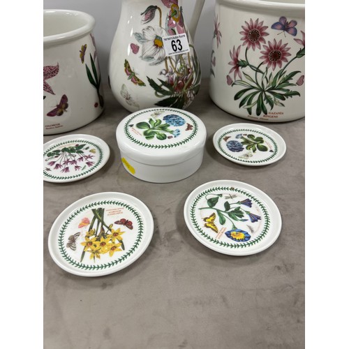 63 - Collection portmerion botanic garden pottery
