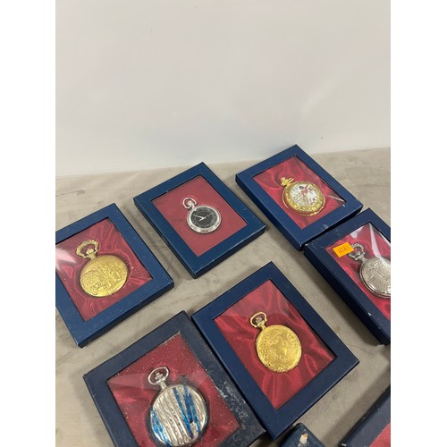 64 - Collection boxed display pocket watches