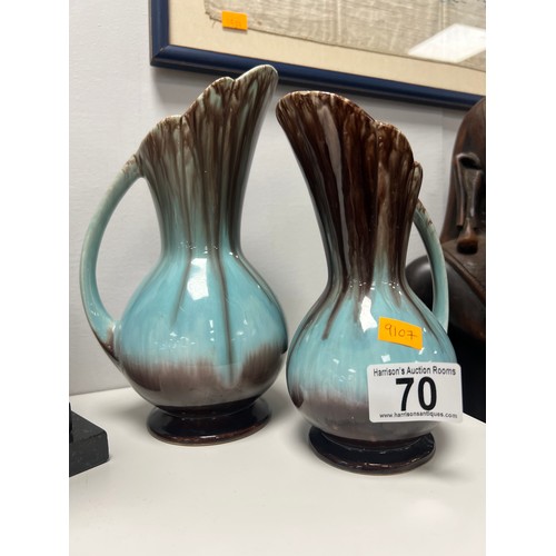 70 - Pair of mid century west german vases