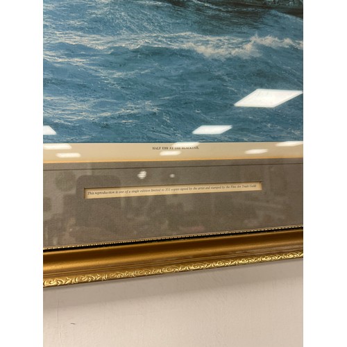 73 - Larger yatch picture signed ltd edition 111/351