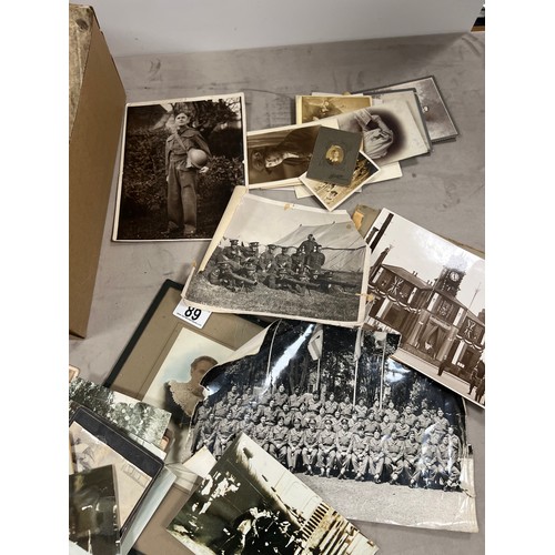 89 - Box vintage photo's etc