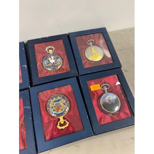96 - 10 Pocket watches boxed