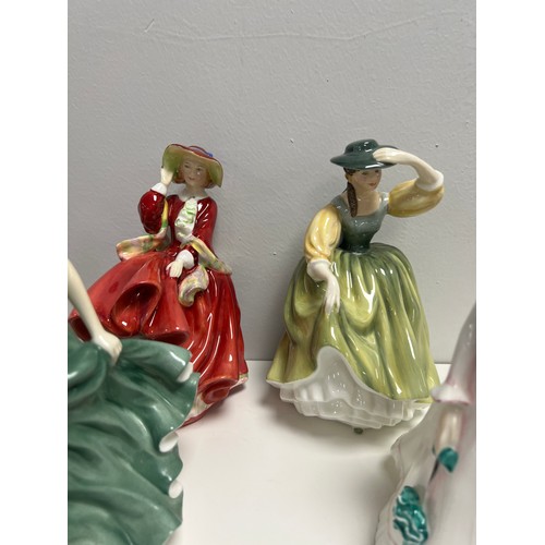 99 - 4 Royal doulton figures