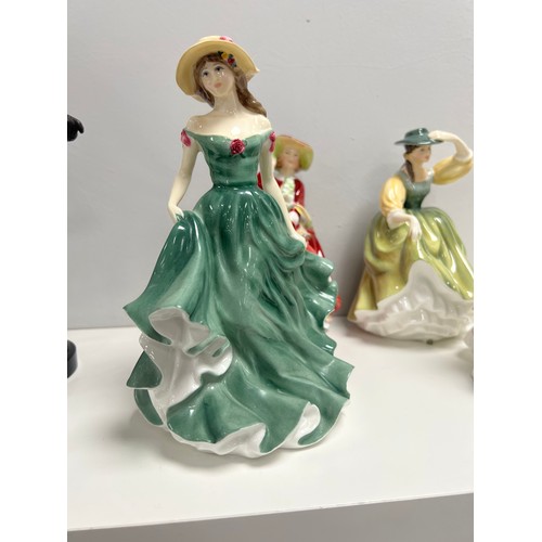 99 - 4 Royal doulton figures