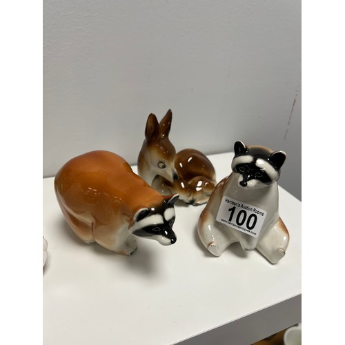 100 - 3 USSR animal figures