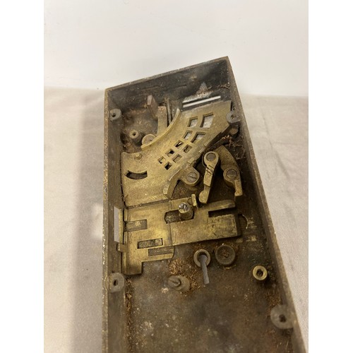 104 - Edwardian 'penny slot' toilet lock by ETAS model no 5 from skegness pier