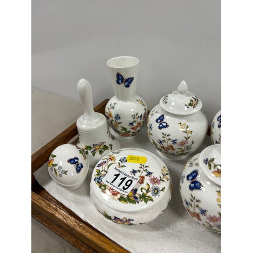 119 - Tray aynsley china tray not inc