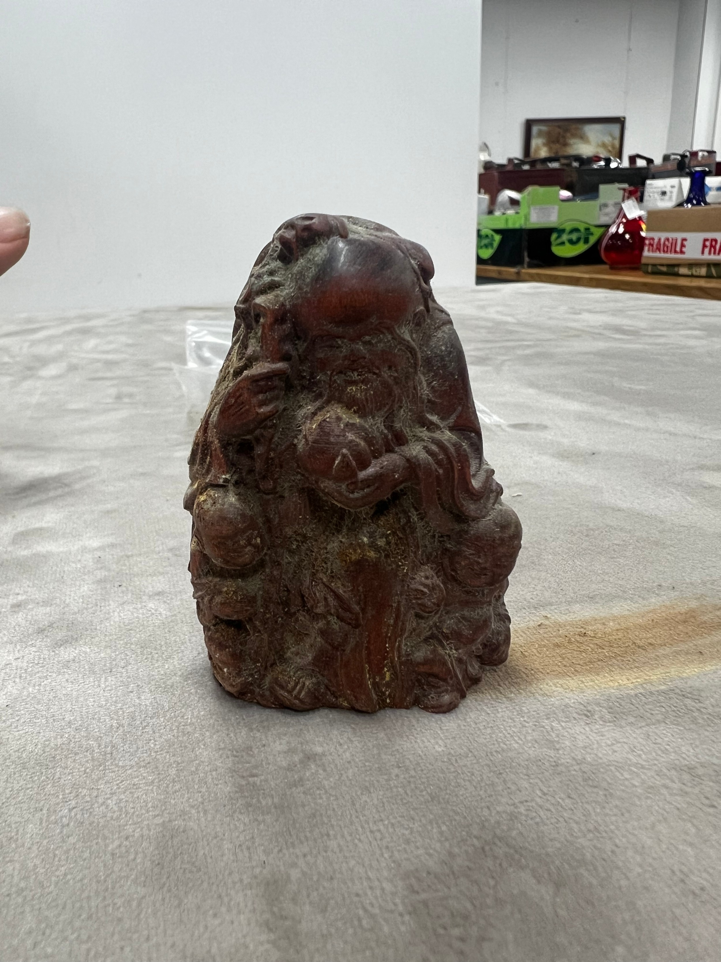 Chinese wood netsuke