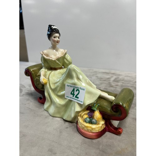 42 - 2 Royal doulton figurines