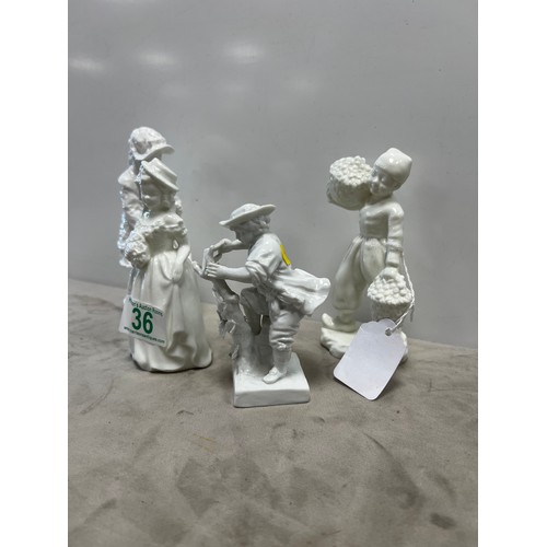 36 - 4 Fine royal Worcester figures