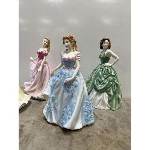 35 - 4 Royal doulton ladies