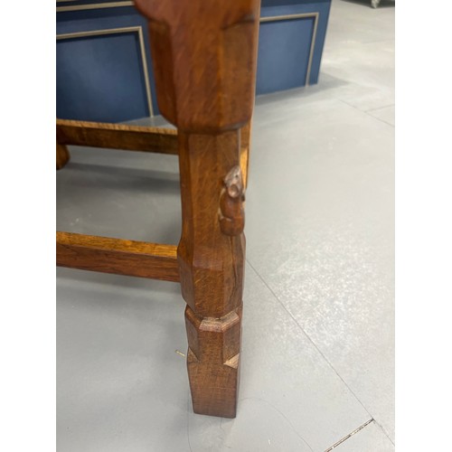 Robert Thompson Mouseman table & 6 chairs
