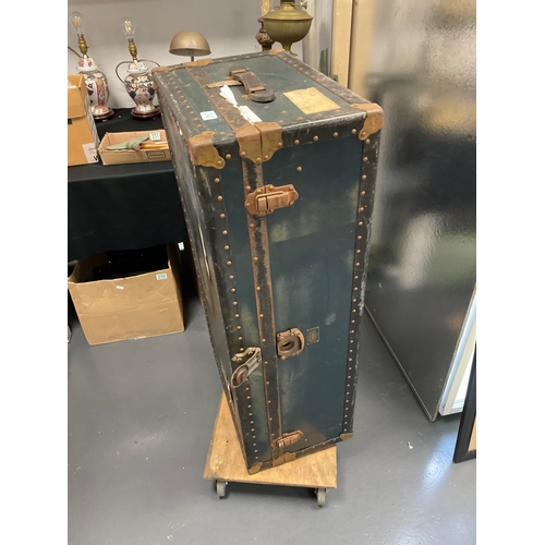240 - Large vintage trunk