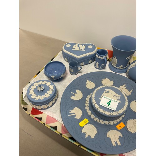 4 - Tray vintage Wedgewood Blue Jasperware