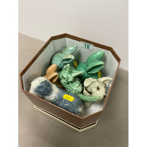 18 - Box Sylvac Animals